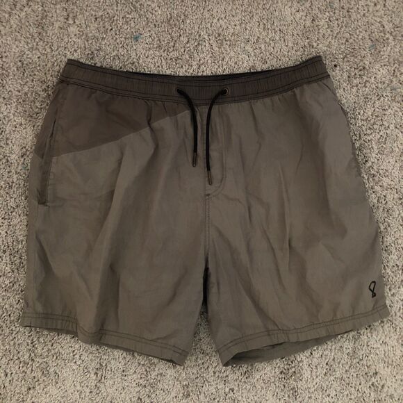 Zanerobe Men’s Board Shorts Swim Trunks Size 36 Gray Drawstring Swimmers - Picture 1 of 7